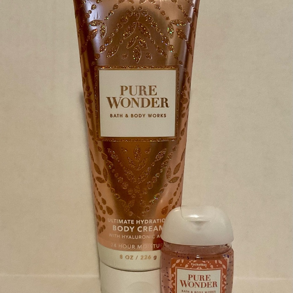 BB&W Pure Wonder Body Cream and Sanitizer New